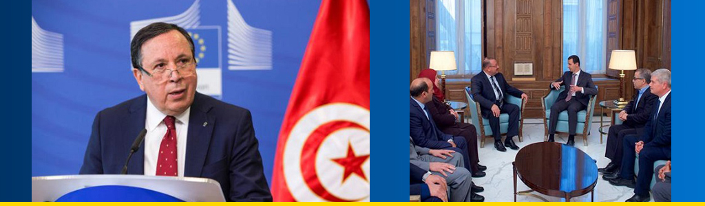 Tunisian foreign minister Khemaies Jhinaoui was left in the dark when a delegation of parliamentarians visited Syrian president Bashar al-Assad