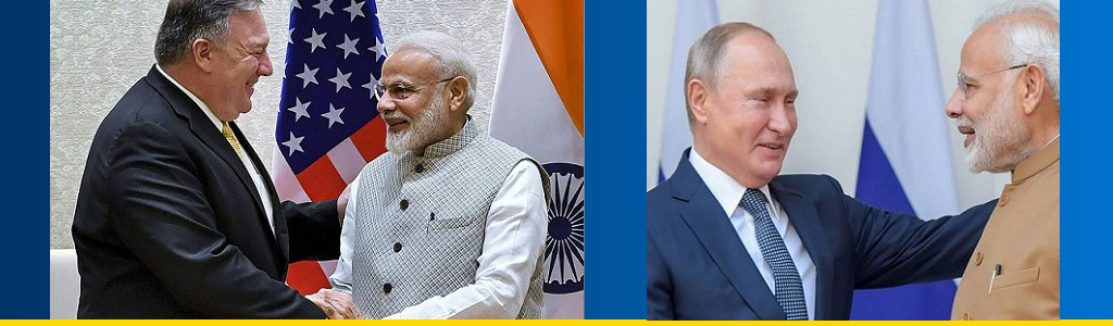 Narendra Modi greets Mike Pompeo of US, Vladimir Putin of Russia