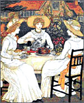 Afternoon tea in 1886