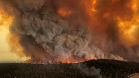 forest fire in Australia