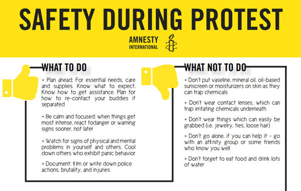  don't put any oils on skin, including sunscreen, which can trap chemicals, don't wear contact lens, don't wear loose items including jewelry or hair, don't go alone, and don't forget food and lots of water  