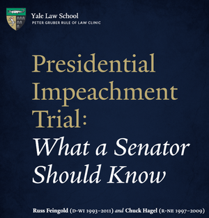 cover of Yale Law School impeachment memo